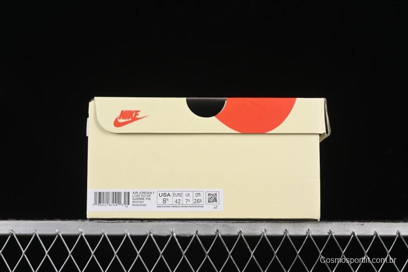 Nike Travis Scott x Fragment Design x Air Jordan 1 Low OG SP AJ1 Supreme Stussy Collaboration - SJ2