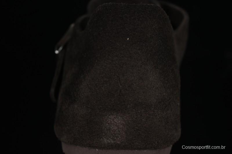 Birkenstock London BS Unisex Slip-On Casual Shoes with Soft Suede Leather and Lambswool Insole - BS